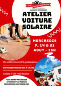photo Atelier voitures solaires