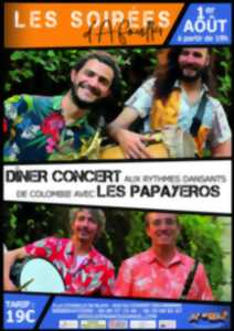 Les soirées d'Afoulki : Dîner-concert avec les Papayeros