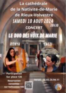 CONCERT LE DUO DES VOIX DE MARIE