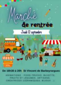 photo MARCHÉ DE RENTRÉE