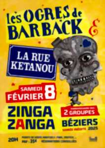 photo CONCERT LES OGRES DE BARBACK & LA RUE KETANOU - ZINGA ZANGA