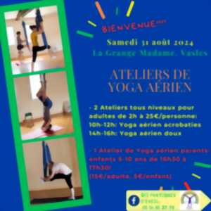 Ateliers de yoga aérien tous niveaux