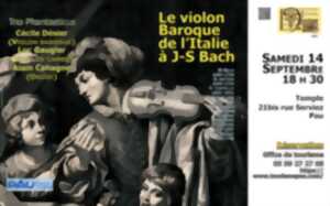 photo Concert de musique ancienne: “Le violon Baroque de l’Italie à J-S Bach”