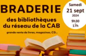 Braderie des bibliothèques du réseau de la CAB