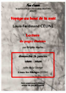 photo Lecture : Voyage au bout de la nuit