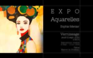 Vernissage expo aquarelles - Sophie Menier