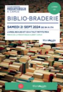 photo Biblio-Braderie à la Médiathèque A. Camus