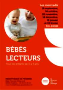 Bébés lecteurs à la médiathèque de Pradines