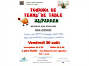 Tournoi de tennis de table