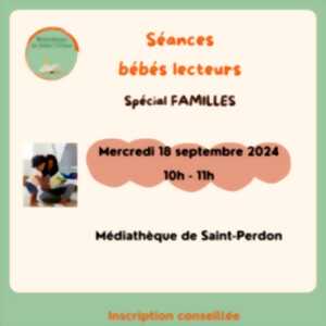 Bébés lecteurs familles -Médiathèque de Saint-Perdon