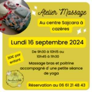 UN ATELIER MASSAGE PARENTS/ENFANTS