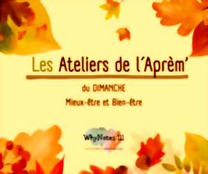 ATELIERS DE L'APREM' - DIMANCHE