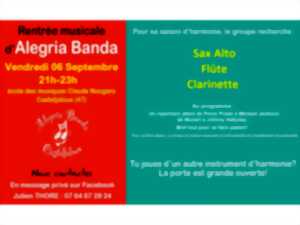 Rentrée musicale d'Alegria Banda