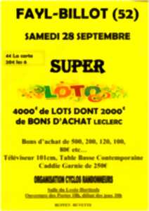 photo SUPER LOTO DES CYCLOS RANDONNEURS à FAYL-BILLOT