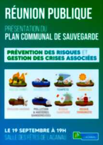 Réunion Publique : Plan communal de sauvegarde