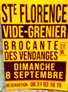 Vide-grenier à Sainte-Florence