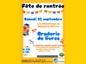 photo Fête de la rentrée 2024 I Braderie livres jeunesse