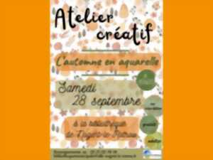 photo Atelier créatif I L'Automne en aquarelle