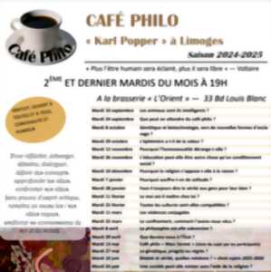 photo Café Philo Karl Popper de Limoges