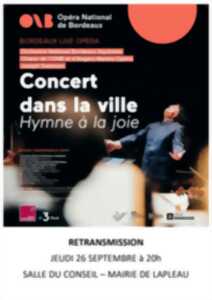 Concert dans la ville - Hymne à la joie