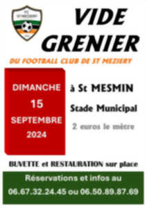 Vide-grenier du Football club de St Meziery