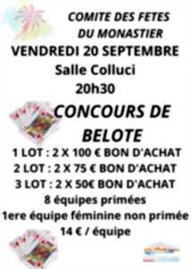 photo CONCOURS DE BELOTE