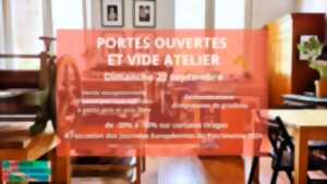 Portes Ouvertes Atelier Imago, vide atelier, Journées du patrimoine