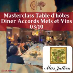 photo MASTERCLASS ACCORDS METS ET VINS MAS MAS JULLIEN