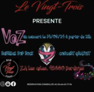 Concert pop rock au Vingt Trois