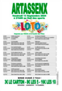 Loto Bingo - Artassenx