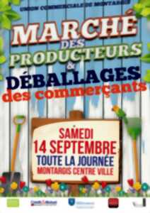 Marché des producteurs et déballage des commerçants