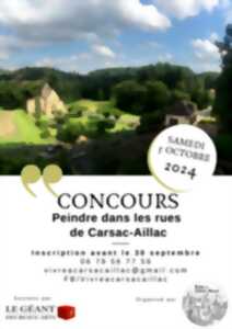 photo Concours de peinture dans les rues de Carsac-Aillac