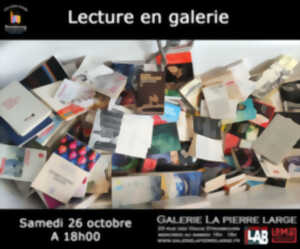 photo Lecture en galerie