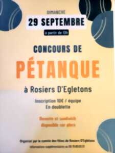 Concours de pétanque