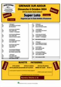 photo Loto bingo de l'association Amitiés d'Automne