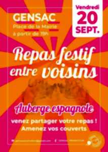 photo Repas festif entre voisins