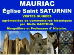 Journées européennes du patrimoine : visites de l'église Saint-Saturnin de Mauriac