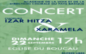 Concert des choeurs Izar Hitza et Xaramela