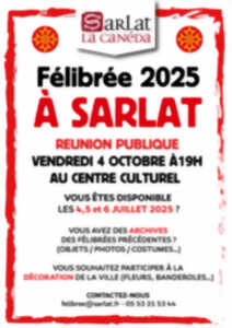 Réunion publique Félibrée