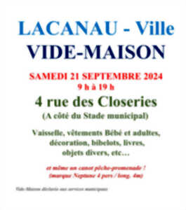 Vide maison