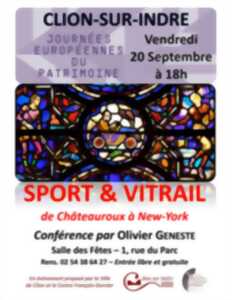 photo Conférence « Sport et Vitrail, de Châteauroux à New-York »