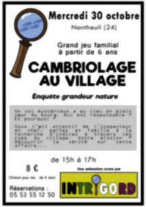 photo Cambriolage au village