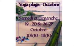 Cours de yoga plage