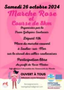 Marche rose et course de 8 km organisées par Team Galopins Soulacais