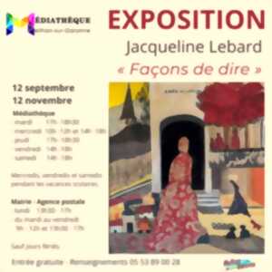 Exposition de Jacqueline Lebard 