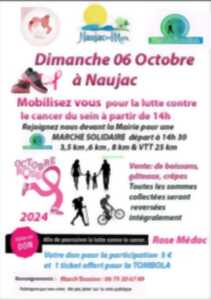 Octobre rose : marche solidaire