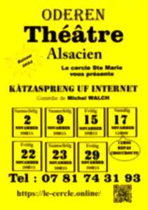 photo Théâtre alsacien : Kàtzaspreng uf Internet