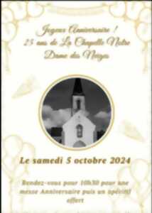 photo 25 ans de la Chapelle Notre-dame des Neiges