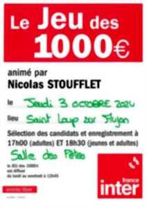 LE JEU DES 1000 €