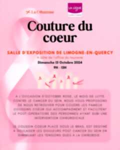 photo Octobre rose à Limogne: Couture du cœur